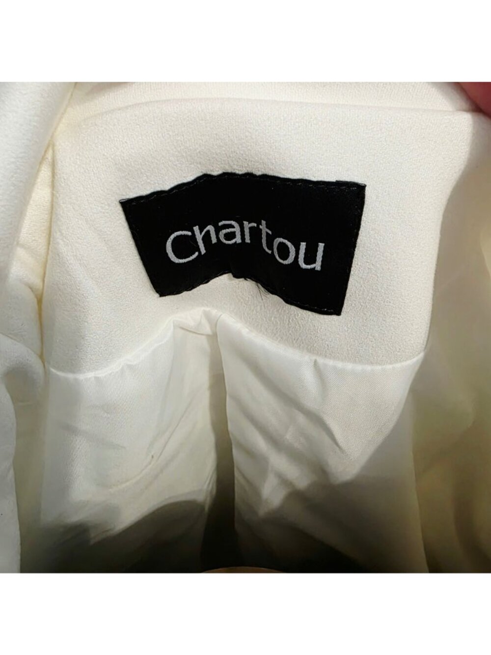 White Boho Fringe Cowgirl Western Jacket Chartou Sz M Festival Event Wear - Picture 6 of 7